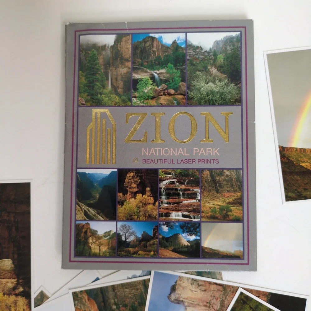 Vytg 1989 Zion National Park Utah Postcard Prints Set of 12 Larry‎ Ulrich